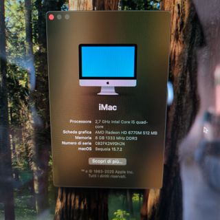 iMac Apple 21,5" i5 8GB RAM 240GB SSD