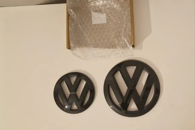 Logos VW Negro Brillante