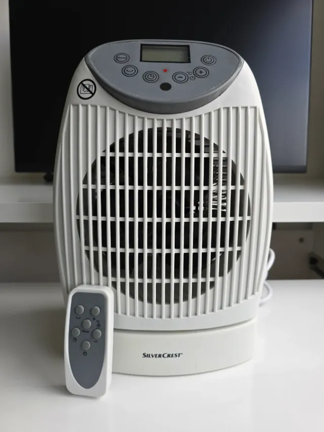 Calefactor Silvercrest 2000W con Mando