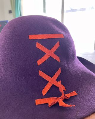 Cappello Vintage Bombetta Lana Ottime Condizioni