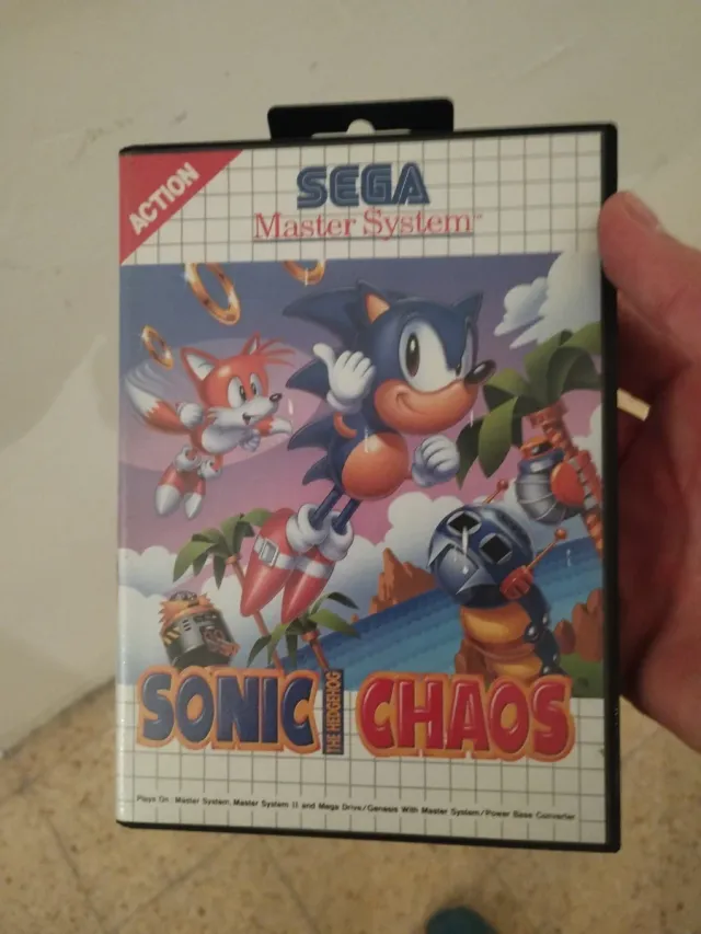 Sonic Chaos Master System Sega