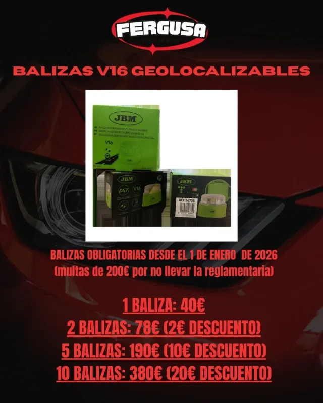 Baliza V16 Geolocalizable DGT Homologada