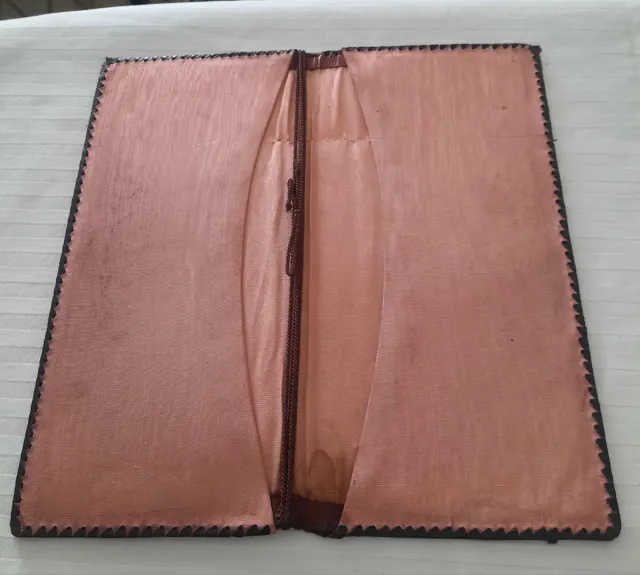 Portafolio  antiguo de piel MAPFRE Seguros Agrícol