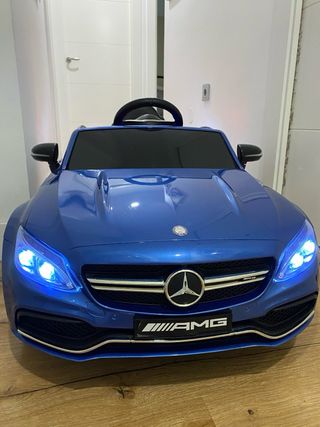 Coche Eléctrico Infantil Mercedes AMG Azul