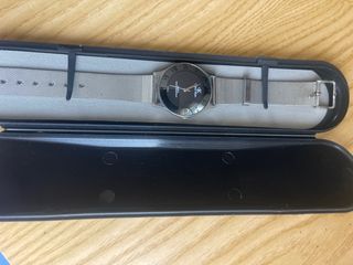 Reloj Calvin Klein Malla Negra y Plateada