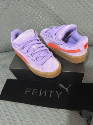 Zapatillas Puma Fenty Moradas Nuevas Unisex