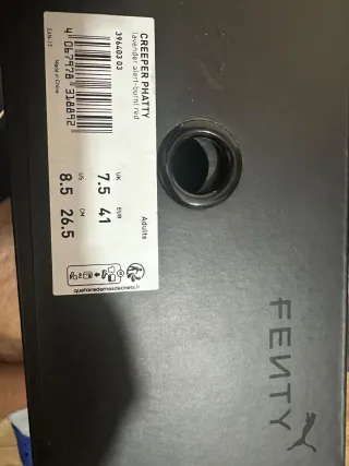 Zapatillas Puma Fenty Moradas Nuevas Unisex