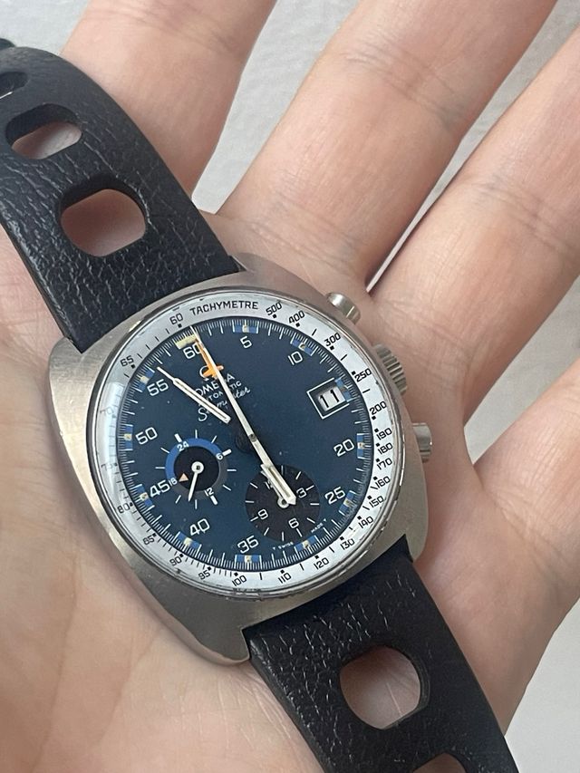 Reloj Omega Jedy Cronógrafo Azul