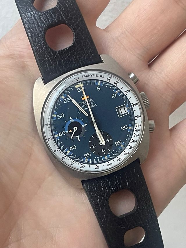 Reloj Omega Jedy Cronógrafo Azul