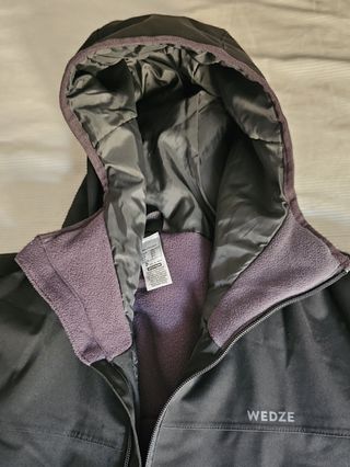 Chaqueta de esquí y nieve Wedze negra