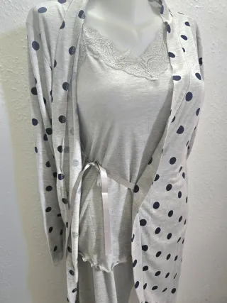 Pijama 3 piezas con Bata Talla L