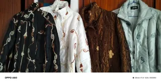 Lote 5 chaquetas acolchadas