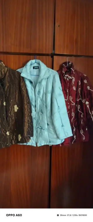 Lote 5 chaquetas acolchadas