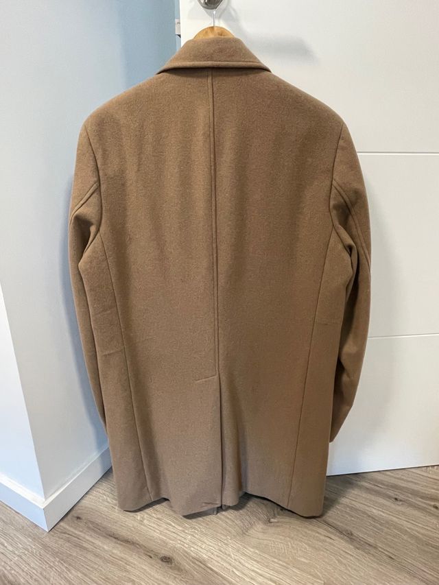 Abrigo Hombre Mango Beige