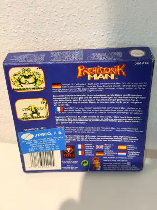 Prehistorik Man Game Boy completo per Spagna spaco