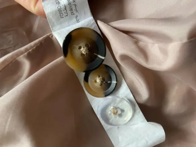 Gabardina Stradivarius Beige Talla S