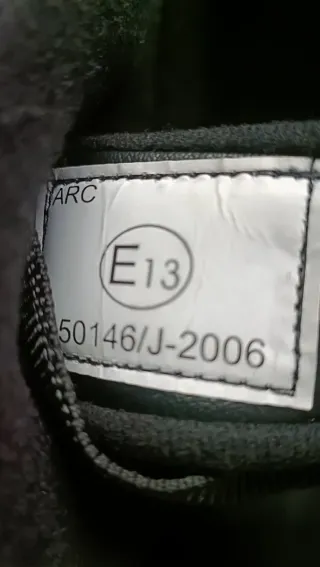 Casco Moto Negro Estilo Retro