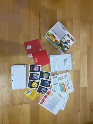 Nintendo 3DS XL Blanca Completa + Caja original