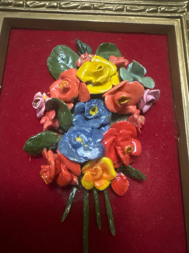 Cuadro Vintage Flores Pan Fe Angel 1924