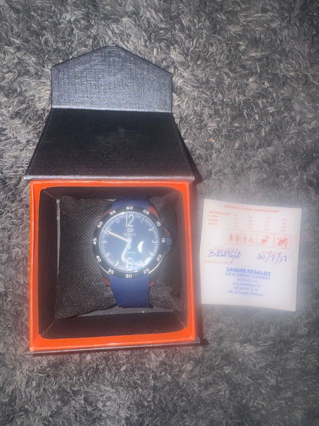 Reloj Marea Azul y Rojo
