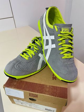 Zapatillas Onitsuka Tiger Grises y Verdes Talla 42