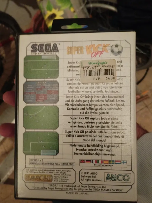 Super Kick Off US Gold Master System