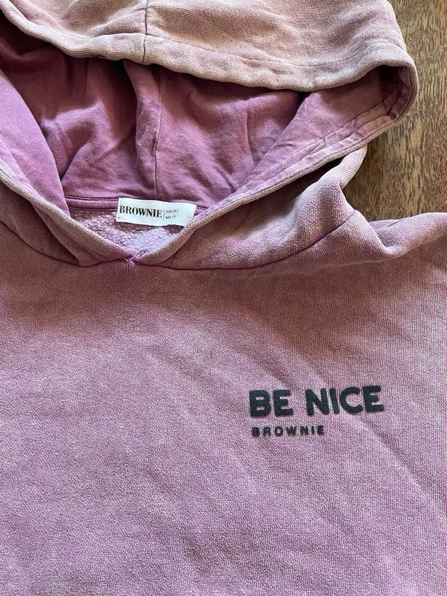Sudadera Brownie rosa hoodie