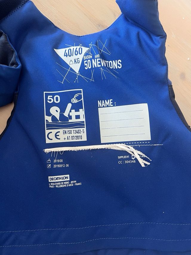 Chaleco salvavidas náutico 50N