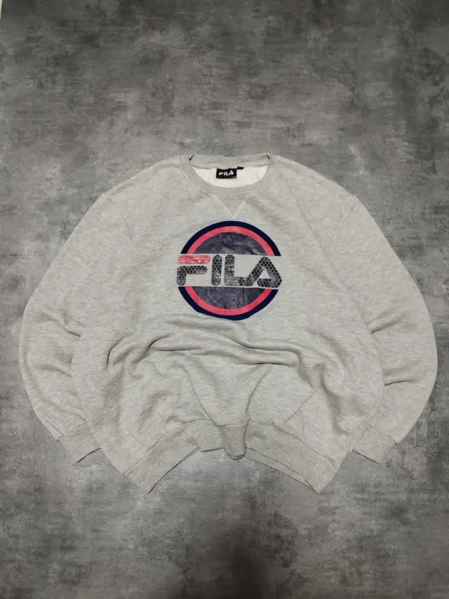 Sudadera Fila Gris Talla XXL