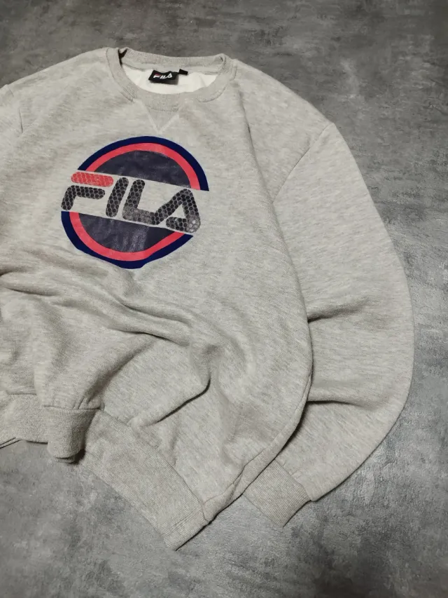 Sudadera Fila Gris Talla XXL