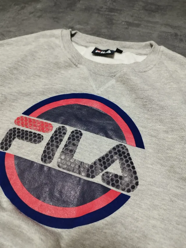 Sudadera Fila Gris Talla XXL