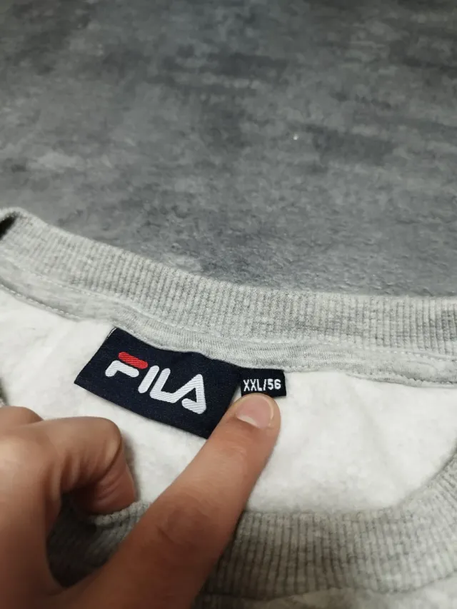 Sudadera Fila Gris Talla XXL