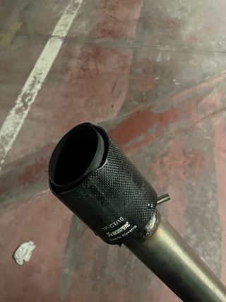 Escape Recto Inox Audi A3 8L con salida Akrapovic