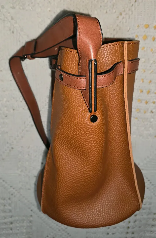 Bolso de petaca marrón