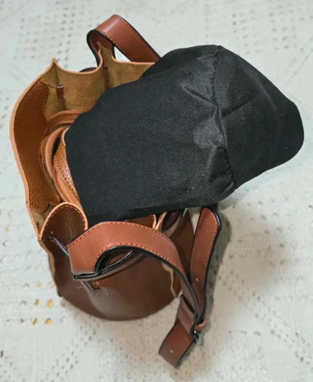 Bolso de petaca marrón