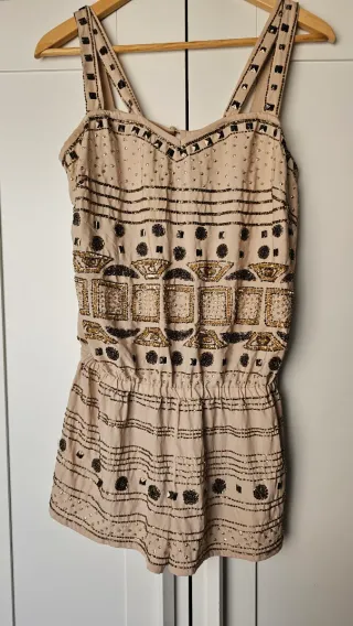 Mono corto Faust con pedrería