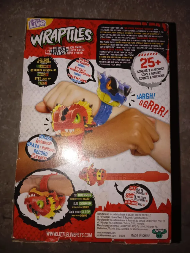 Pulsera Interactiva Little Live Pets Wraptiles