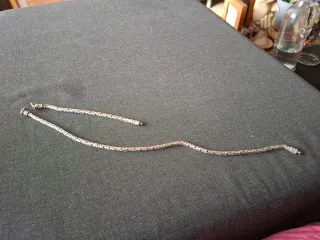 Conjunto Collar y Pulsera Plata Ley