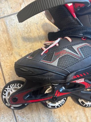 Patines Oxelo con protecciones y casco