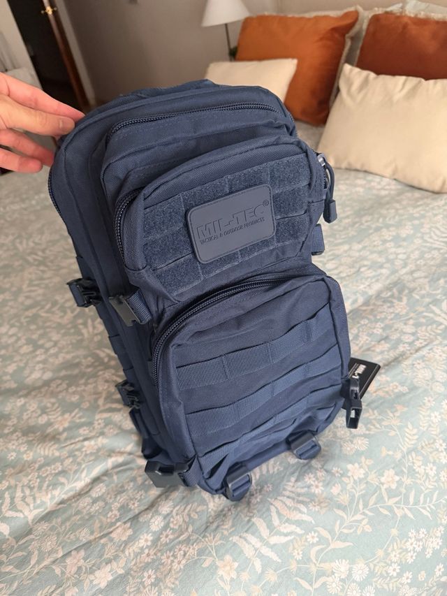 Mochila Mil-Tec Azul Táctica 20L