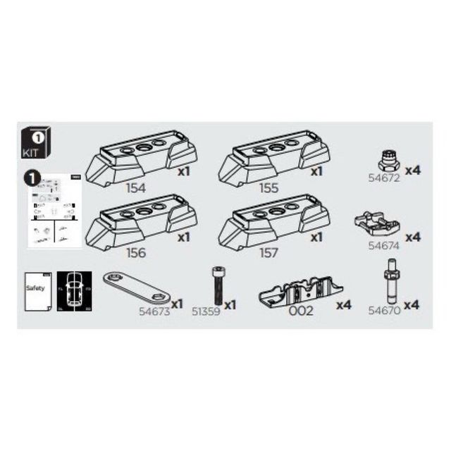 Barras Techo Thule WingBar Evo 118+7107+7130 BMW