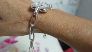 Pulsera Tous Oso Plata de ley Original 100% Tamaño