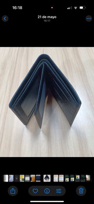 Cartera Louis Vuitton Negra incluye ticket