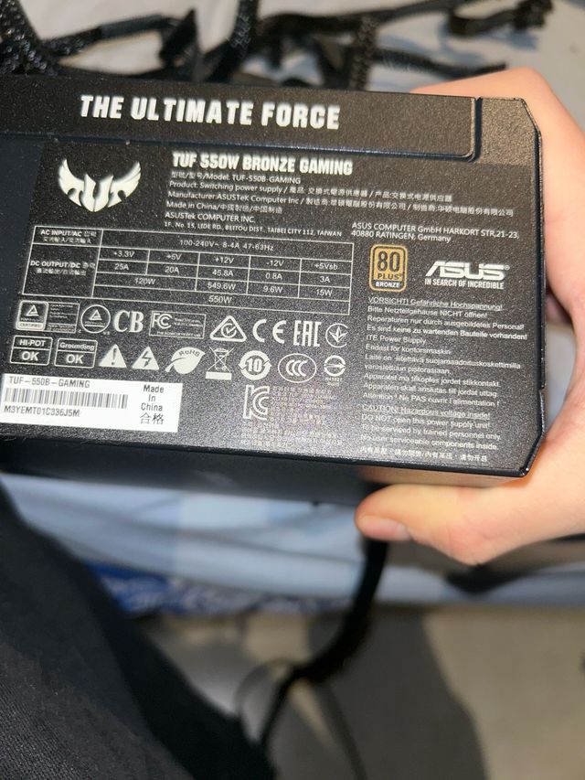 Fuente de Alimentación ASUS TUF Gaming 550W