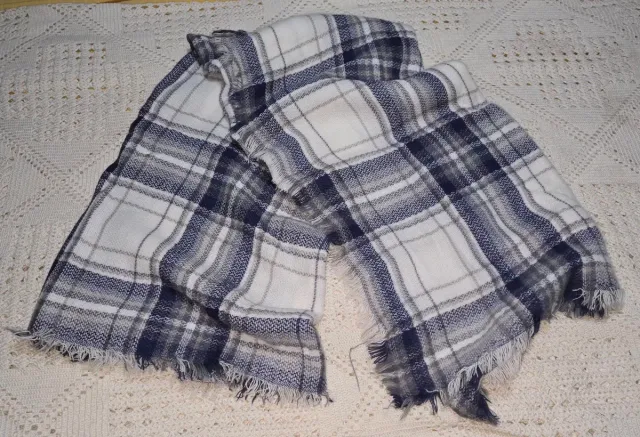 Bufanda de franela a cuadros
