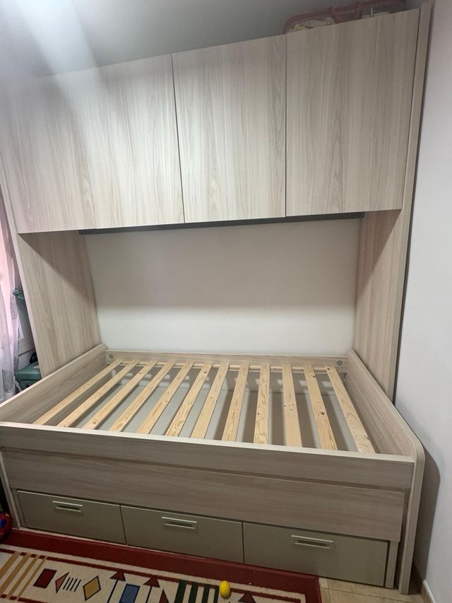 Cama Doble juvenil con almacenaje Urge