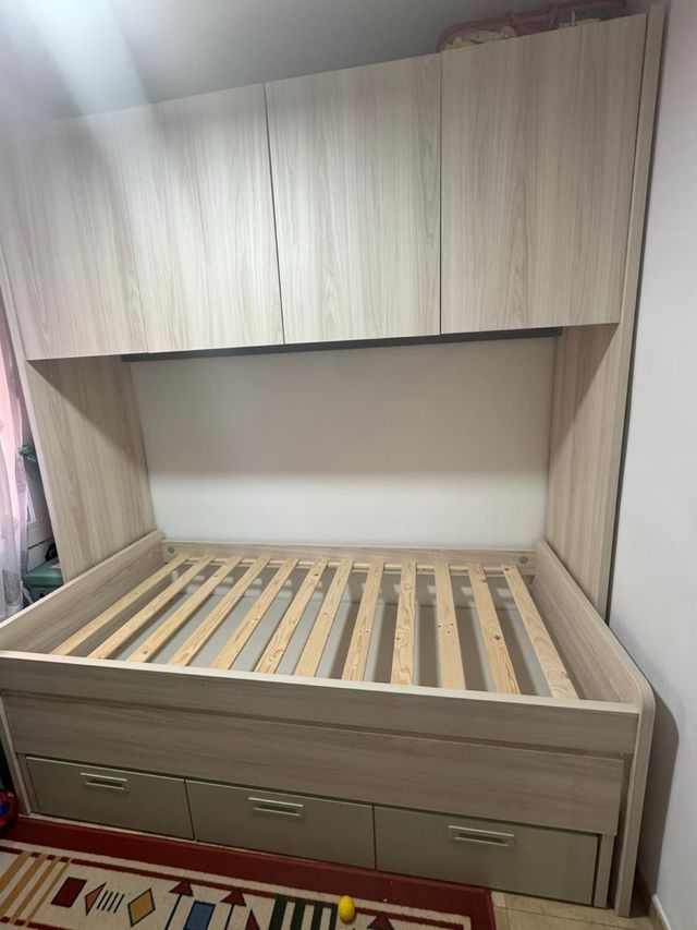 Cama Doble juvenil con almacenaje Urge