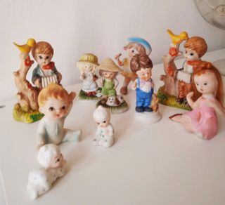 Set 10 Statuine Capodimonte Vintage