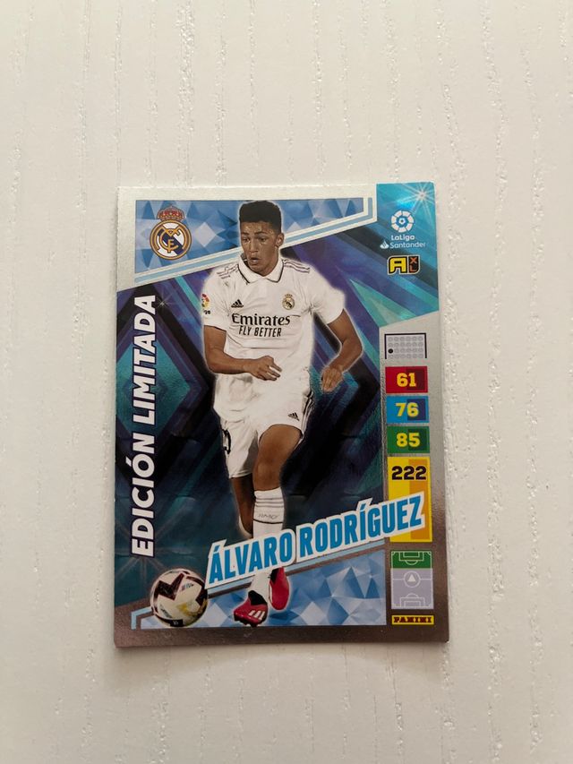 Carta Fútbol Álvaro Rodríguez Edición Limitada