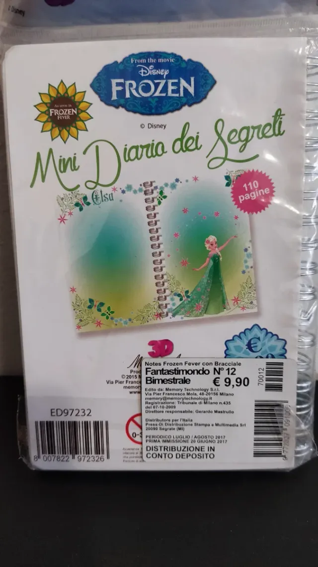 Disney Frozen mini diario segreti 1bustina